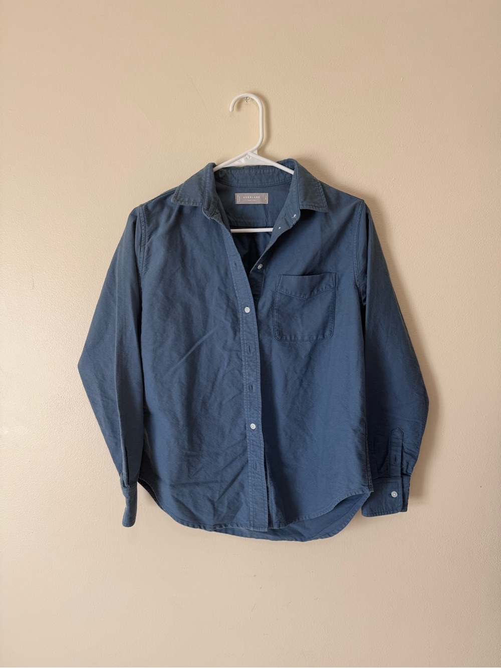 Everlane Cobalt Blue Long Sleeve Button Up | Size 0 - Women’s